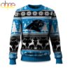 Carolina Panthers Reindeer Football Ugly Christmas Sweater Carolina Panthers Reindeer Football Ugly Christmas Sweater