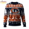 Chicago Bears Reindeer Football Ugly Christmas Sweater Chicago Bears Reindeer Football Ugly Christmas Sweater