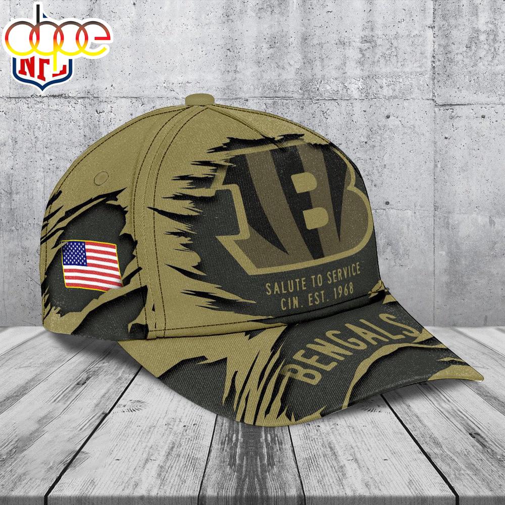 Cincinnati Bengals 2025 Salute to Service Classic Baseball Cap