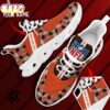 Custom Name Cleveland Browns Logo Caro Pattern Max Soul Shoes For Fans Custom Name Cleveland Browns Logo Caro Pattern Max Soul Shoes For Fans