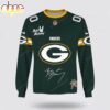 Custom Name Green Bay Packers x Bad Bunny Super Bowl 2026 3D Sweatshirt