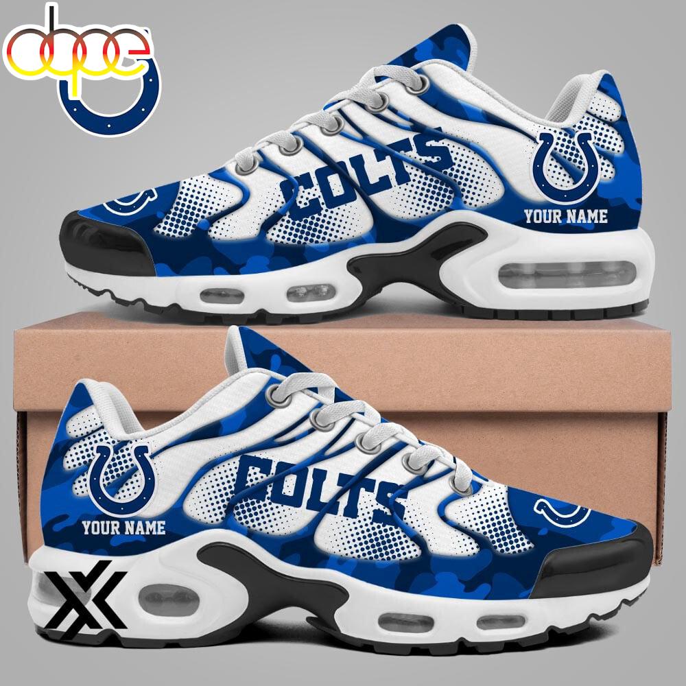 Custom Name Indianapolis Colts Air Max Plus Shoes For Fans