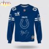 Custom Name Indianapolis Colts x Bad Bunny Super Bowl 2026 3D Sweatshirt