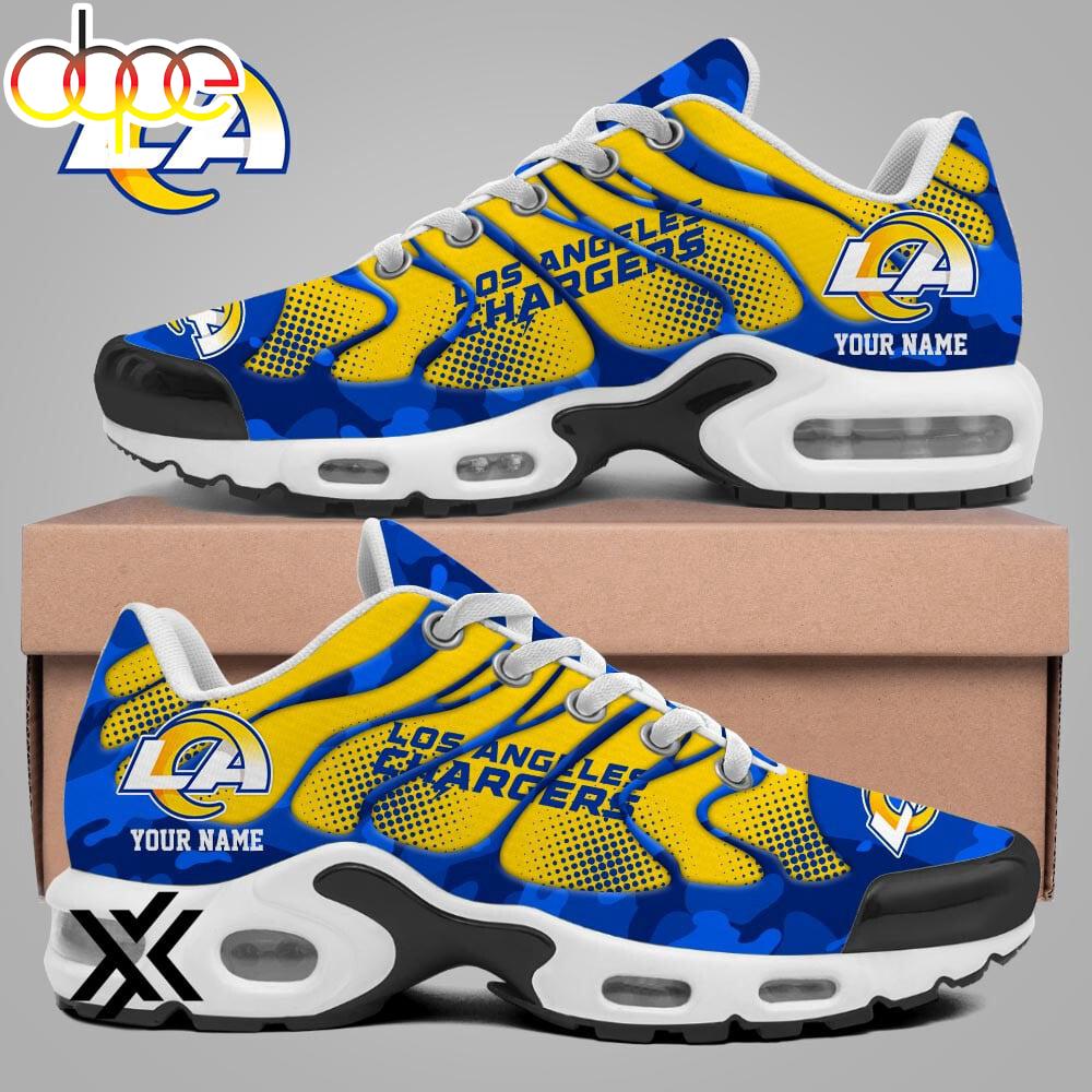 Custom Name Los Angeles Rams Air Max Plus Shoes For Fans