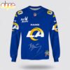 Custom Name Los Angeles Rams x Bad Bunny Super Bowl 2026 3D Sweatshirt