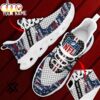 Custom Name New England Patriots Logo Pattern Max Soul Shoes For Fans