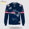Custom Name New England Patriots x Bad Bunny Super Bowl 2026 3D Sweatshirt