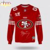 Custom Name San Francisco 49ers x Bad Bunny Super Bowl 2026 3D Sweatshirt Custom Name San Francisco 49ers x Bad Bunny Super Bowl 2026 3D Sweatshirt