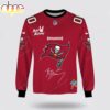 Custom Name Tampa Bay Buccaneers x Bad Bunny Super Bowl 2026 3D Sweatshirt
