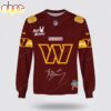 Custom Name Washington Commanders x Bad Bunny Super Bowl 2026 3D Sweatshirt