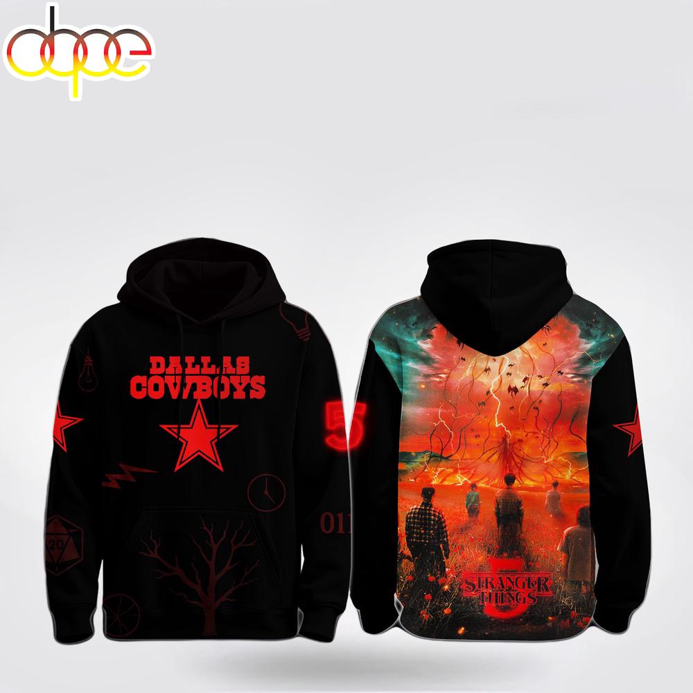 Dallas Cowboys Stranger Things 3D Shirt For Fans