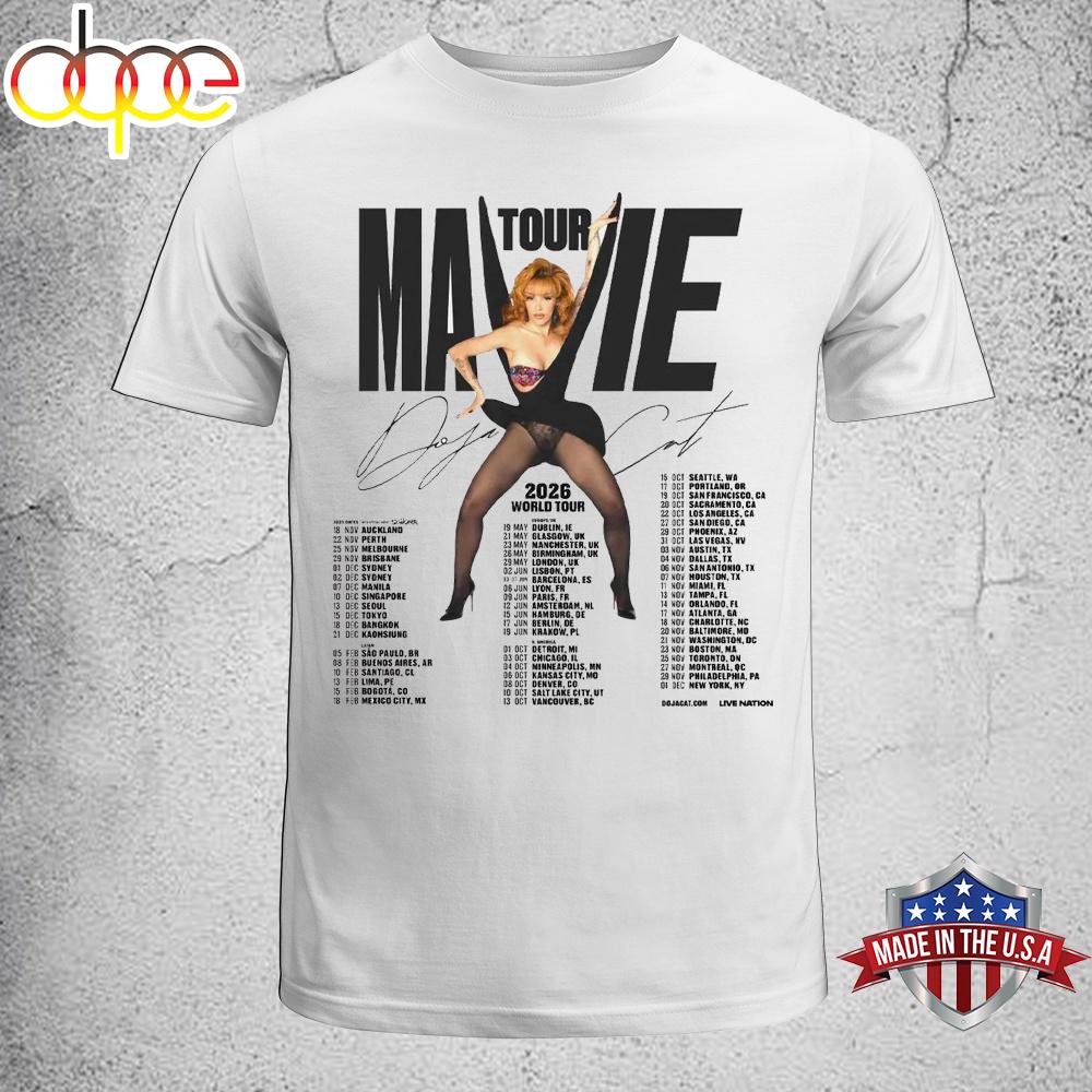 Doja Cat Tour 2026 Unisex T-Shirt