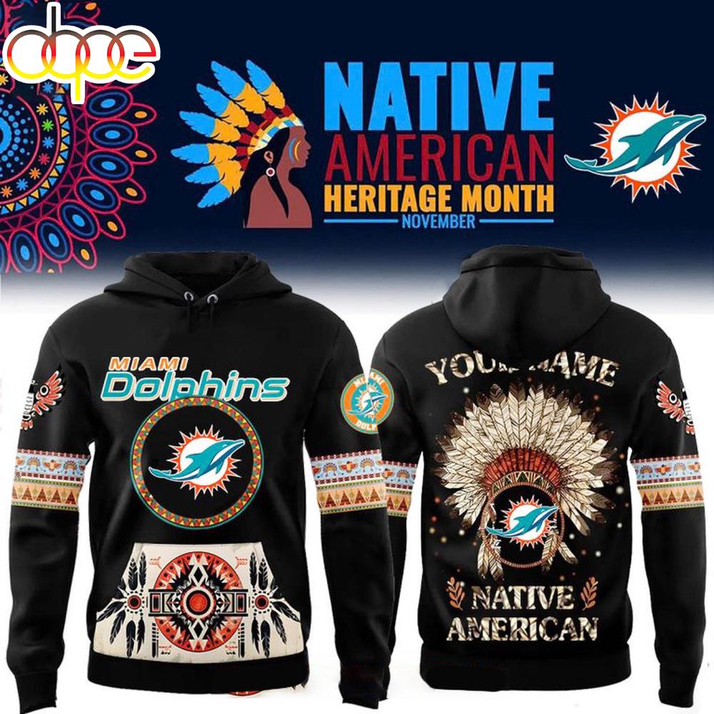 Miami Dolphins Native American Heritage Month 2025 3D Shirt Gifts For Fan