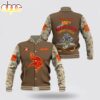 Minnesota Vikings x US Marine Corps Baseball Jacket Minnesota Vikings x US Marine Corps Baseball Jacket