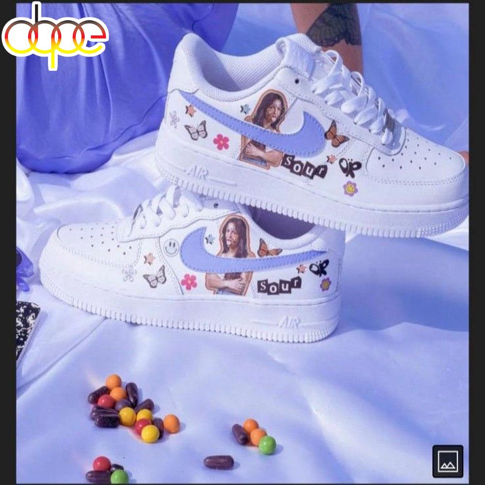 Olivia Rodrigo Music Air Force 1 Shoes For Fans
