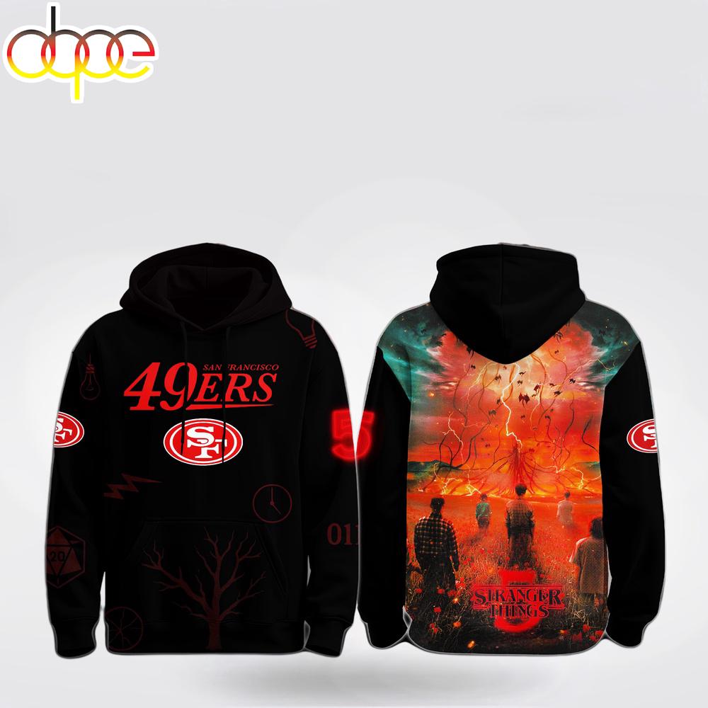 San Francisco 49ers Stranger Things 3D Shirt For Fans