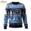 Tennessee Titans Reindeer Football Ugly Christmas Sweater Tennessee Titans Reindeer Football Ugly Christmas Sweater