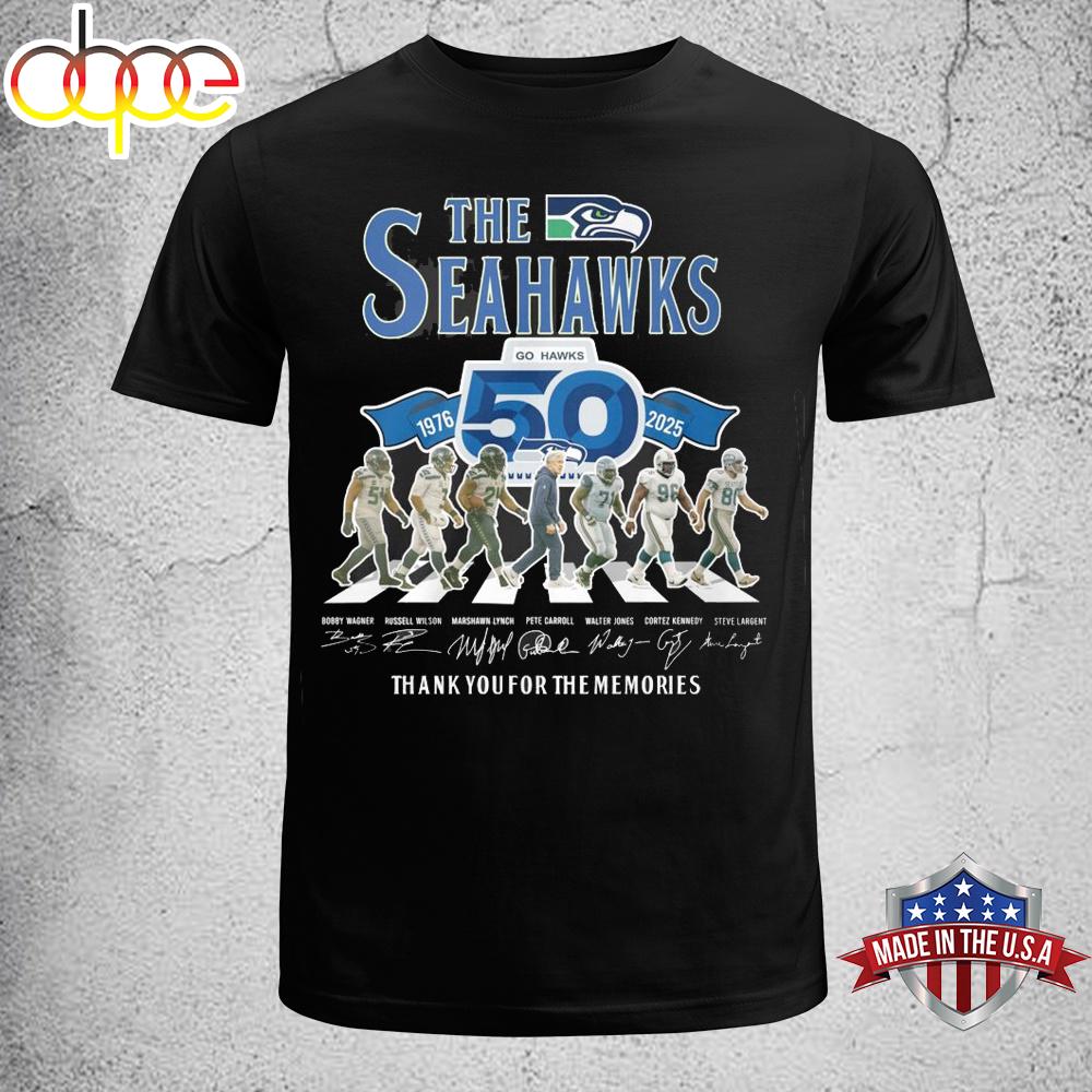 The Seattle Seahawks Thank You For Memories Unisex T-Shirt