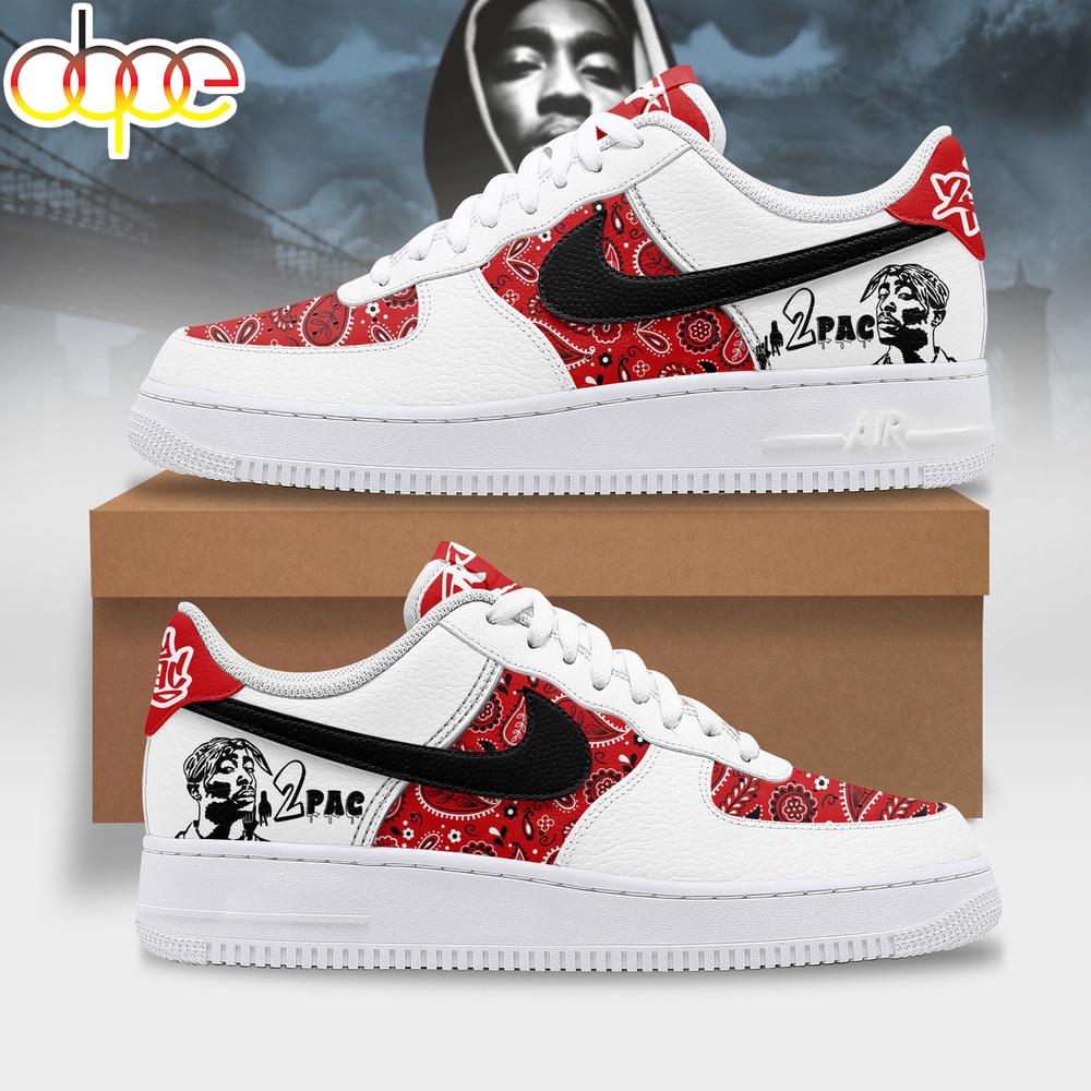 Tupac Shakur Music Air Force 1 Shoes For Fans