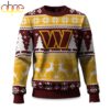 Washington Commanders Reindeer Football Ugly Christmas Sweater