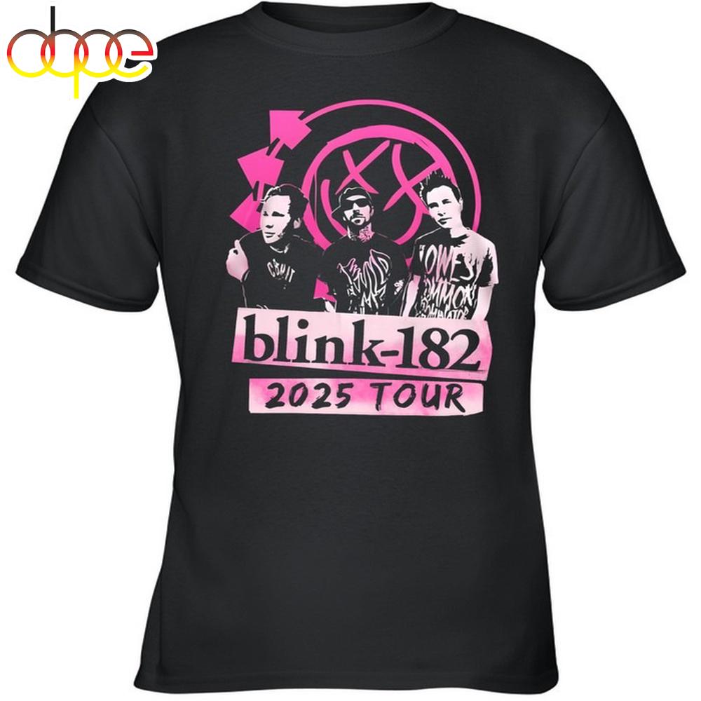 Blink 182 tour 2025 Unisex T-Shirt For Fans Blink 182 tour 2025 Unisex T-Shirt For Fans