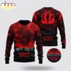 Cincinnati Bengals Stranger Things Ugly Christmas Sweater Cincinnati Bengals Stranger Things Ugly Christmas Sweater