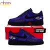 Custom Name Baltimore Ravens NFL Sport Team Air Force 1 Shoes For Fans