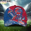 Custom Name Buffalo Bills NFL Dark Flame Classic Baseball Cap Custom Name Buffalo Bills NFL Dark Flame Classic Baseball Cap