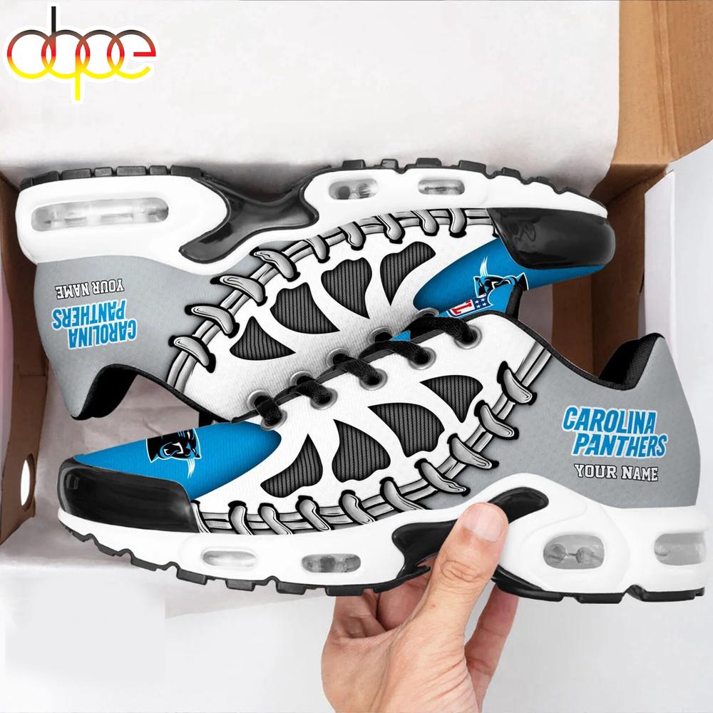 Custom Name Carolina Panthers Air Max Plus Shoes For Fans