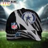 Custom Name Dallas Cowboys NFL Black And White American Flag Fire Baseball Cap Custom Name Dallas Cowboys NFL Black And White American Flag Fire Baseball Cap