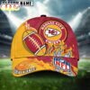 Custom Name Kansas City Chiefs NFL Dark Flame Classic Baseball Cap Custom Name Kansas City Chefs NFL Dark Flame Classic Baseball Cap
