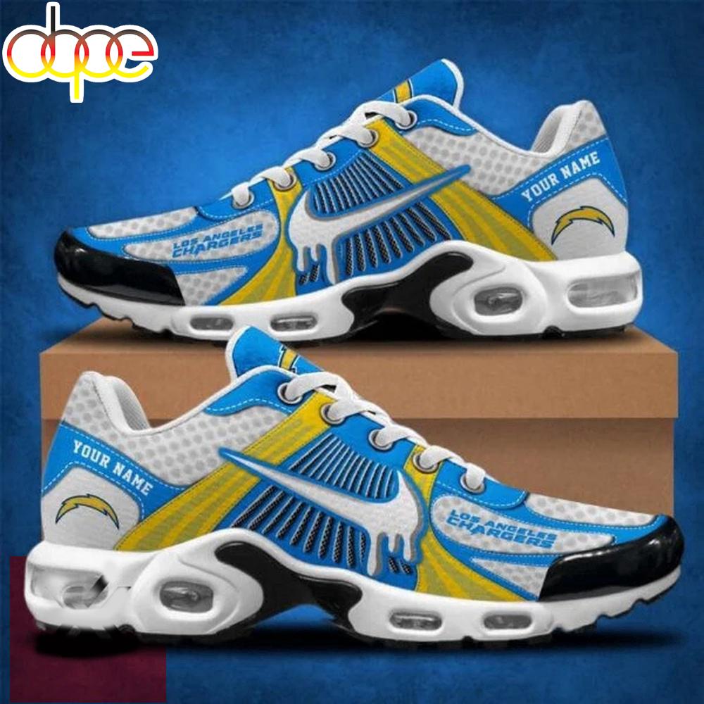 Custom Name Los Angeles Chargers NFL Sport Air Max Plus Shoes Gifts For Fan