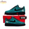 Custom Name Miami Dolphins NFL Sport Team Air Force 1 Shoes For Fans