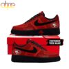 Custom Name San Francisco 49ers NFL Sport Team Air Force 1 Shoes For Fans