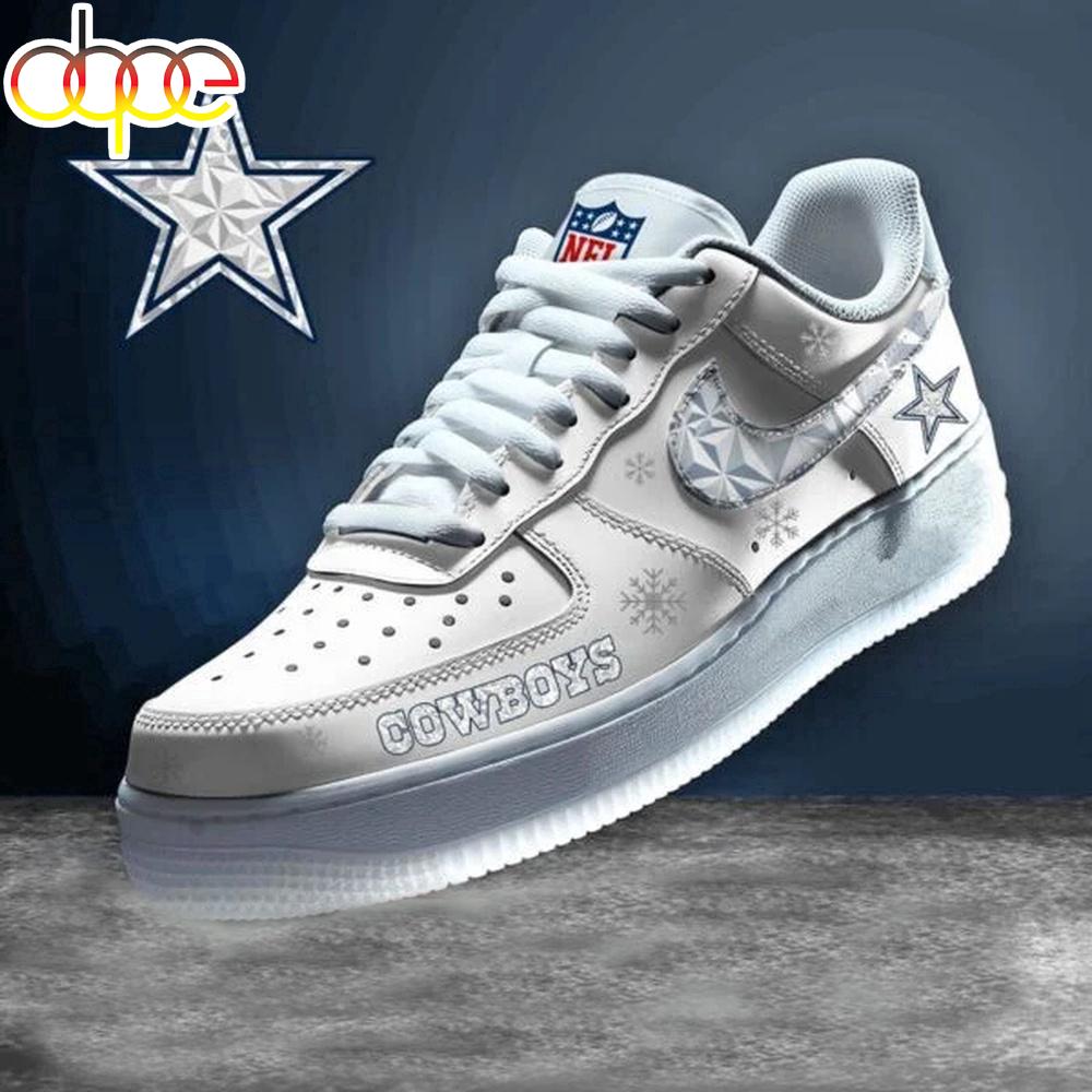 Dallas Cowboys Winter Air Force 1 Shoes Gifts For Fan