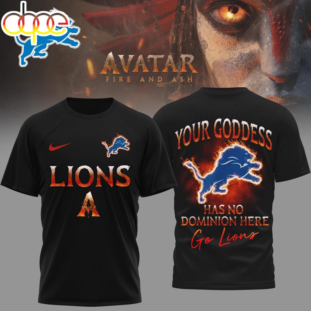 Detroit Lions NFL Avatar Fan Your Goddess 3D Shirt