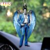 Elvis Presley Music Angel Blue Wings Merry Christmas Ornament Gift Idea