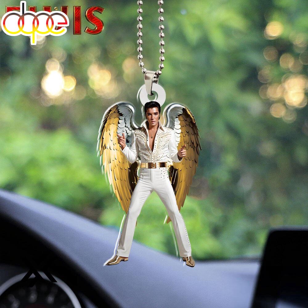 Elvis Presley Music Angel Merry Christmas Ornament Gift Idea