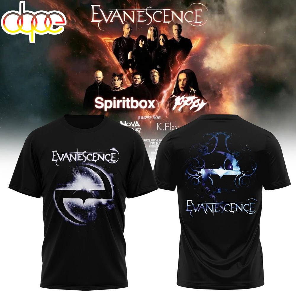 Evanescence US & UK 2026 World Tour MUSic 3d Shirt For Fans