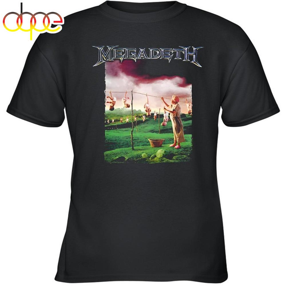 Megadeth Youthanasia Tracklist Unisex T-Shirt For Fans