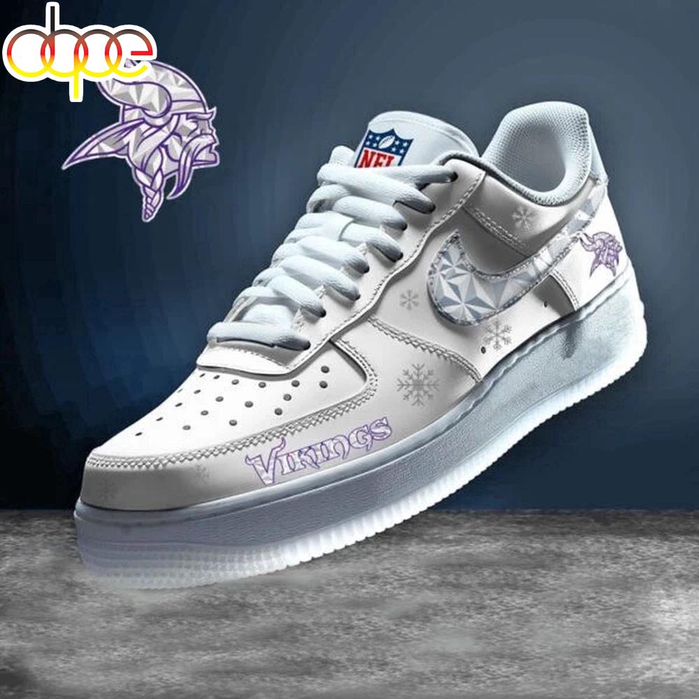 Minnesota Vikings Winter Air Force 1 Shoes Gifts For Fan