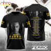 New Limited Edition Tiziano Ferro Tour 2026 3D Shirt For Fans
