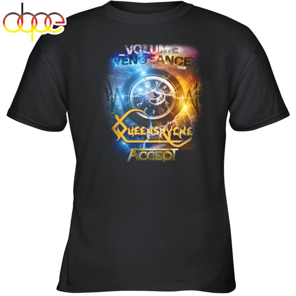 Queensryche Volume And Vengeance Tour 2025 Unisex T-Shirt For Fans