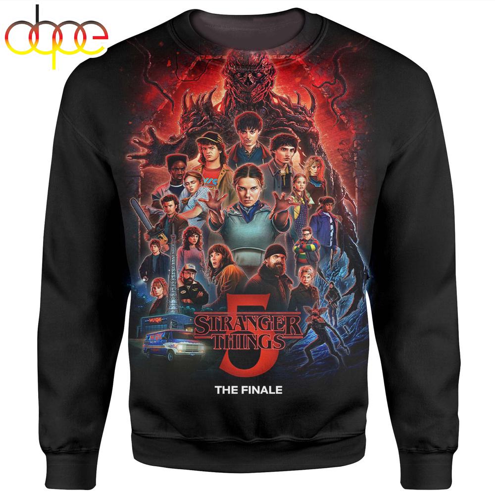 Stranger Things 5 The Finale All Over Print Sweatshirt