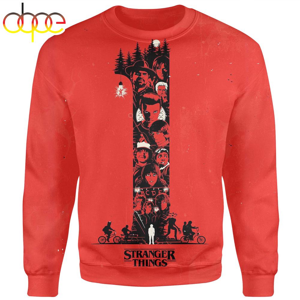 Stranger Things All Over Print Sweatshirt