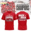 UGA 2025 SEC Football Conference Champions 3D Shirt For Fan