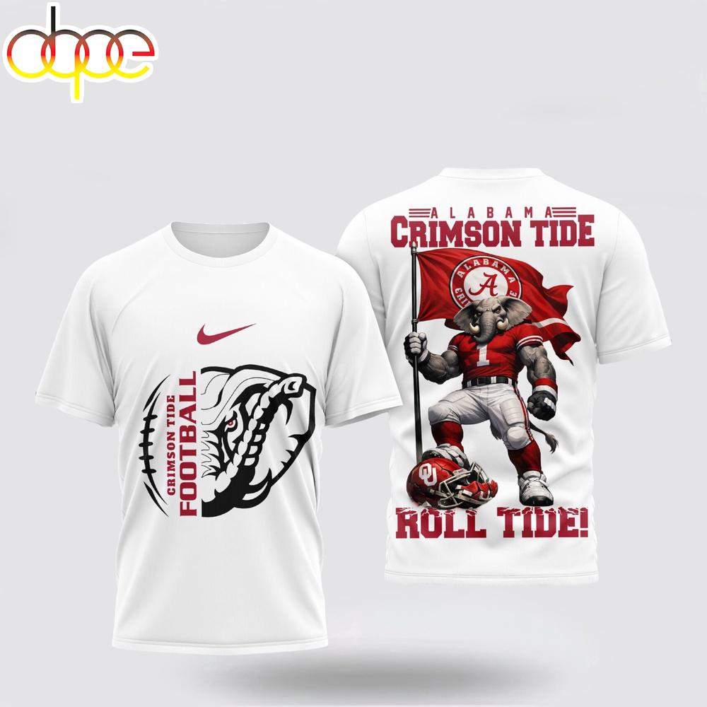 Alabama Crimson Tide NCAA Football 3D Shirt For Fans