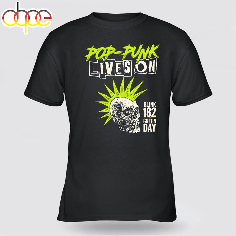 Blink-182 & Green Day Tribute Unisex T-Shirt For Fans Blink-182 & Green Day Tribute Unisex T-Shirt For Fans