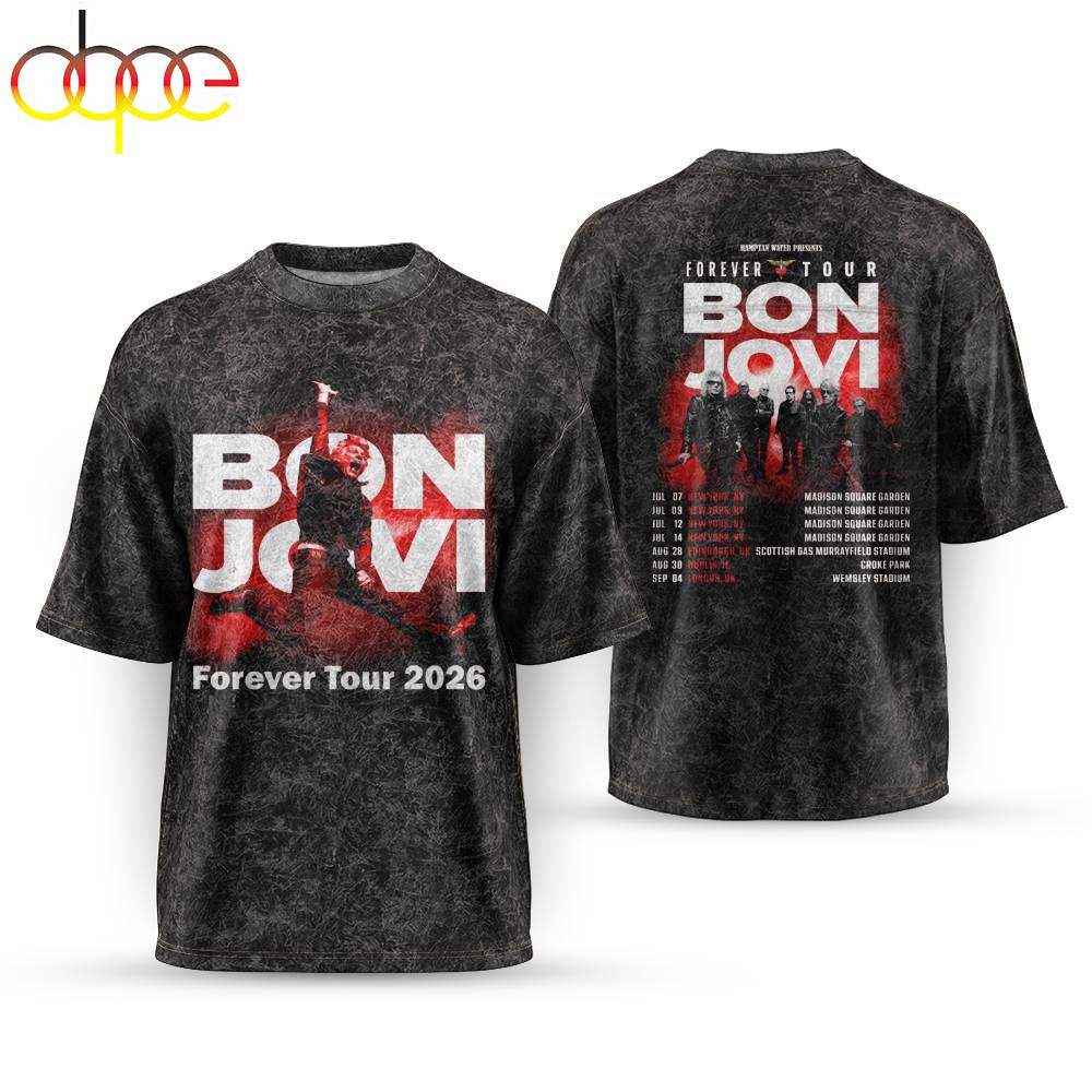 Bon Jovi Tour Music 2026 All Over Print Shirt For Fans