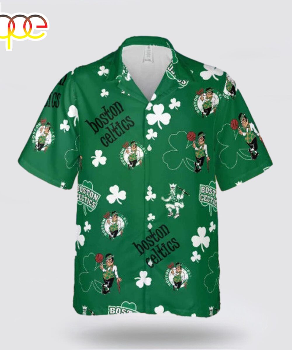 Boston Celtics Basketball Hawaiian Shirt For Fans